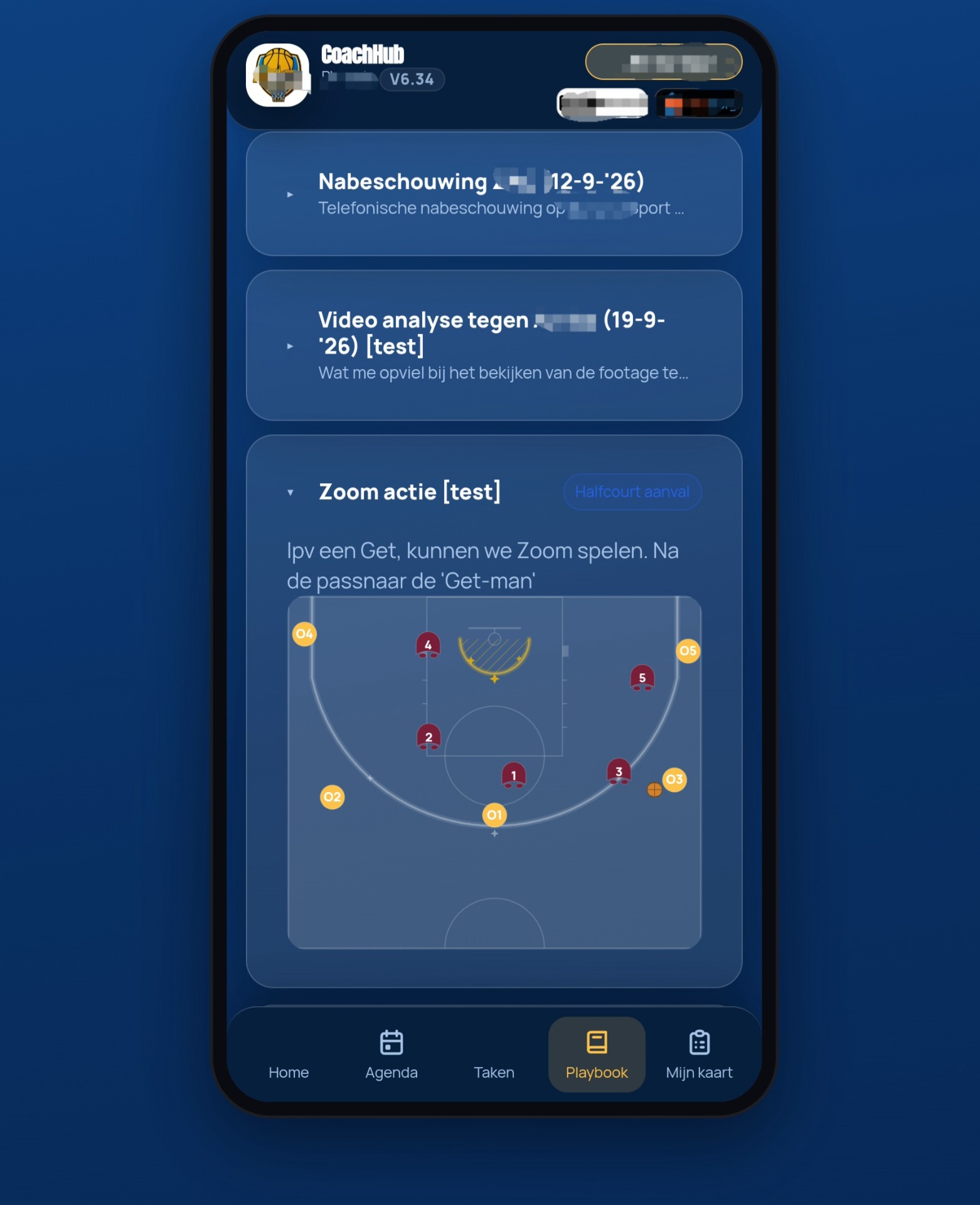 Dé mobiele app voor basketball coaches en clubs.